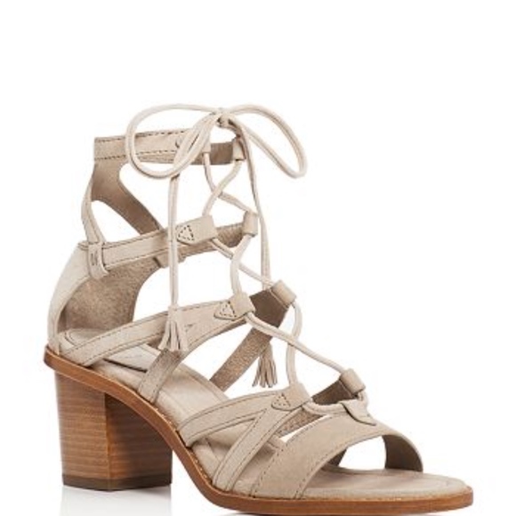 Frye Shoes - NEW Frye Brielle Gladiator Lace Up Suede Sandals